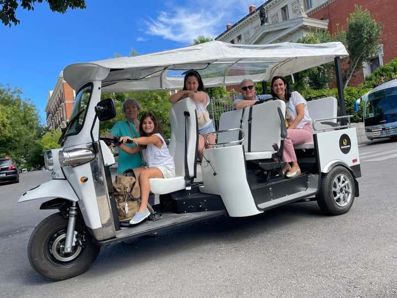 "See Madrid Differently: A Premium Private Tuk Tuk Ride" - Starting Points That Save Time: Teatro Real, Vergara, and Plaza Options