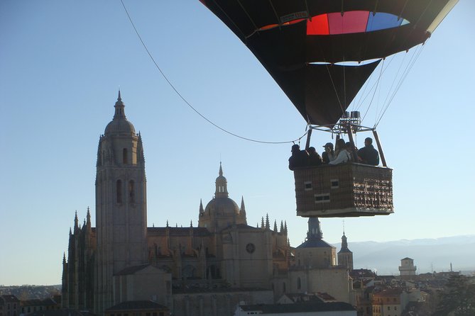 Segovia from the Skies: Sunrise Balloon Ride - What You See From Above: Cathedral, Roman Aqueduct, and the Alcázar