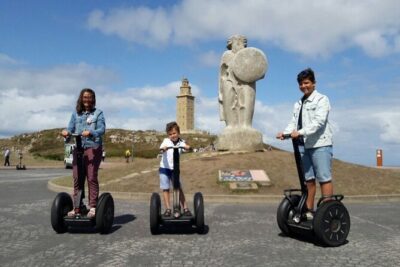 Segway Tour Tower of Hercules - Parque Escultórico da Torre de Hercules: sculptures and sea views
