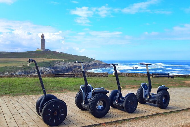 Segway Tour Tower of Hercules - What it feels like on the ground: the guide makes the hour