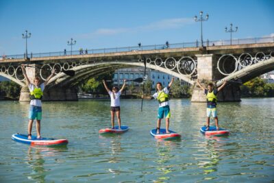 Seville: 1.5-Hour Daytime Standup Paddleboarding Tour - Meeting at Calle Betis 19: get ready fast, not frazzled