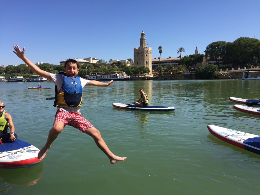 Seville: 1.5-Hour Daytime Standup Paddleboarding Tour - Paseo de Nuestra Señora de la O and Puente del Cachorro