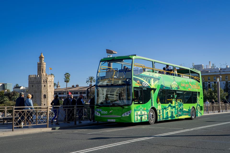 Seville: 2-Day Hop-on Hop-off Bus Ticket - Open-top comfort plus 8-language audio you can actually follow
