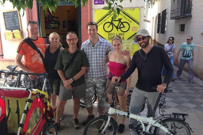 Seville City Bike Tour - Torre del Oro and the river breeze on the Paseo de Cristóbal Colón