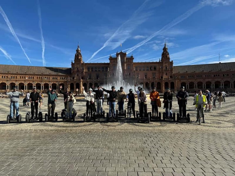 Seville: City Highlights Segway Tour with Guide - Plaza de España and María Luisa Gardens: Slow Down for the Drama
