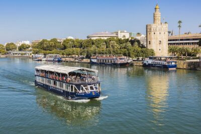 Seville: Panoramic Cruise, Hop-On-Hop-Off Bus & Walking Tour - Hop-On-Hop-Off Lines: Monumental vs Romantic by Night