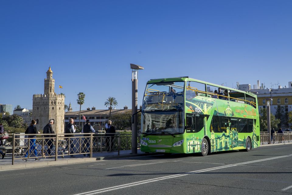 Seville: Panoramic Cruise, Hop-On-Hop-Off Bus & Walking Tour - Santa Cruz and Triana: Guided Neighborhood Time at Set Hours