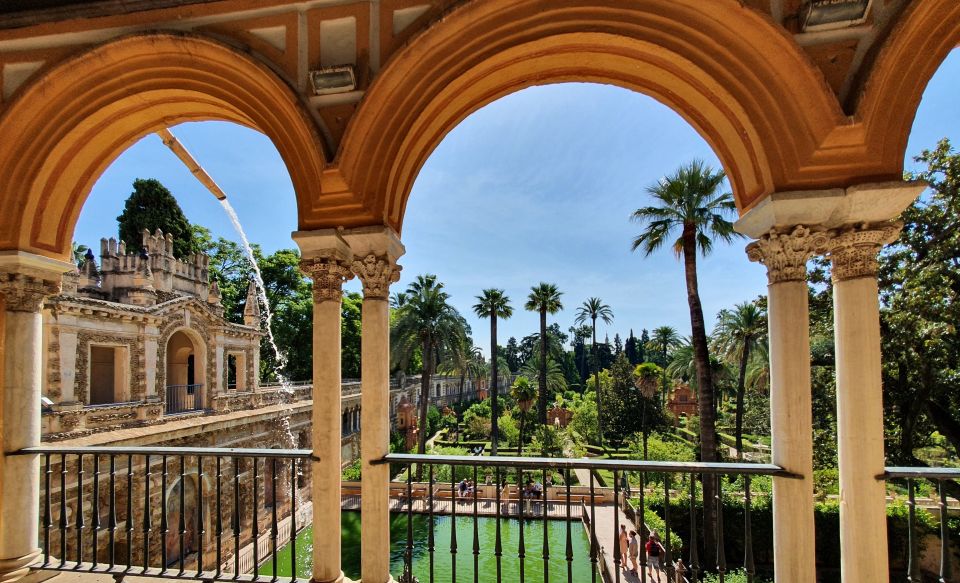 Seville: Royal Alcázar Skip-the-Line Tour by Local Experts - Gardens as an Oasis: Fountains, Pavilions, Grotto Gallery, Peacocks
