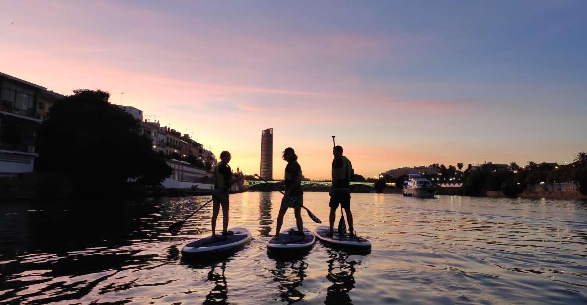 Seville: Sunset and Evening Paddle Boarding Tour - Quick hits before you paddle Seville at night