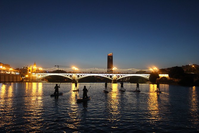 Seville: Sunset in Paddle Surf - Puente de San Telmo: The Farewell Glide