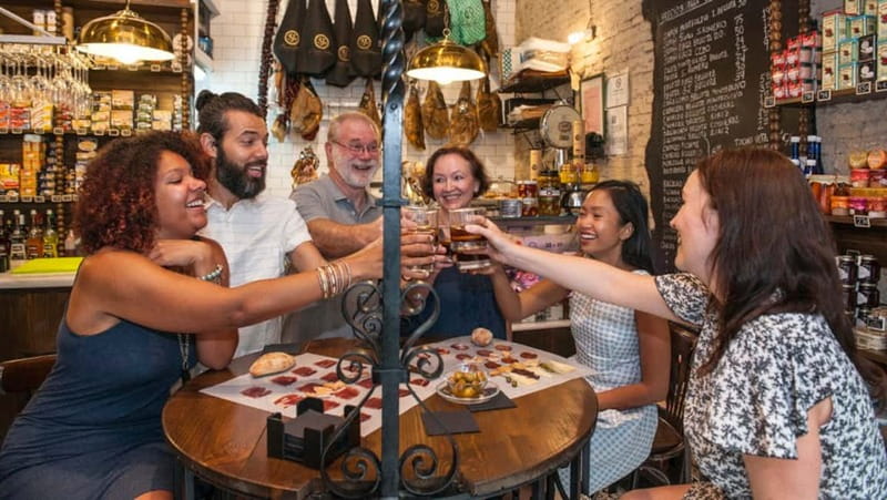 Seville: Tapas Walking Tour with Traditional Flamenco Show - VINERIA SAN TELMO: wine, shared plates, and a strong finish
