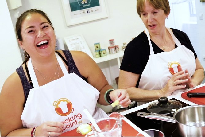 Spanish Cooking Class Paella Tapas and Sangria in Madrid - How the class works in Madrid: small group, pairs, and an English chef