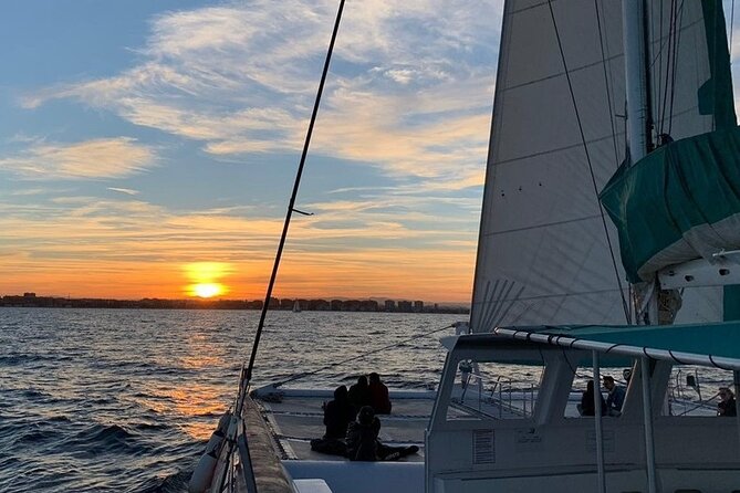 Sunset in Dénia from the Catamaran Mundo Marino - What You Get (and What You Don’t): Cava Included, Drinks Are Strict