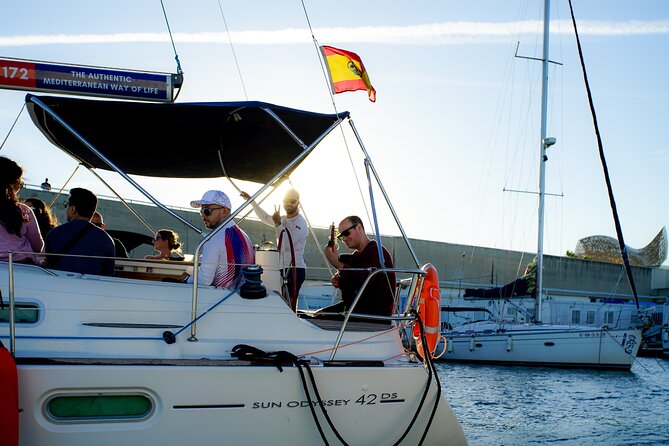 Sunset Sailing Experience w/ Live Spanish Guitar & Spanish Tapas - The Coastline You’ll Spot From the Water (Agbar to Port Vell)