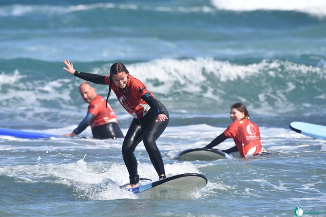 Surf lessons in Famara 9:15-14:30h (4 hours of class) - The First Water Session: Learn the Basics, Not Just the Rules