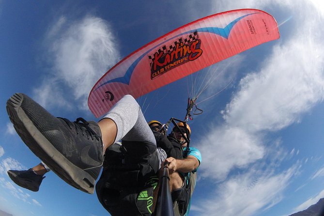 Tandem paragliding in Tenerife - The actual flight: short in time, big in feeling