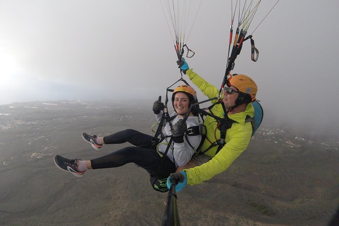 Tandem paragliding in Tenerife - Returning and ending: what happens after landing