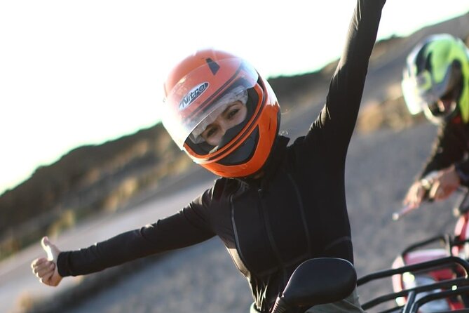 Teide Sunset Quad trip - What the quad ride feels like: coached driving and controlled roads