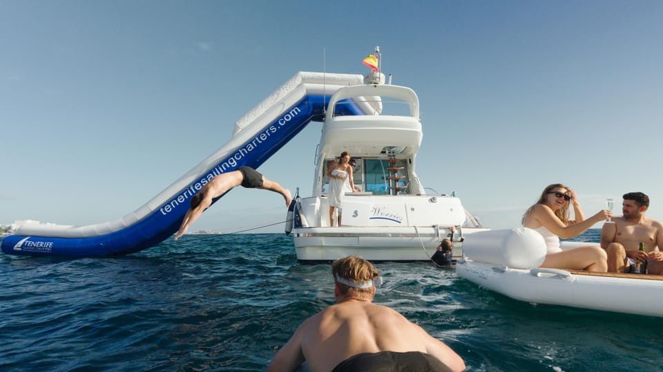 Tenerife: 2, 3 & 4 Hour Private Luxury Motorboat Charter - A Beneteau Antares 42 With a Crew That Runs the Day