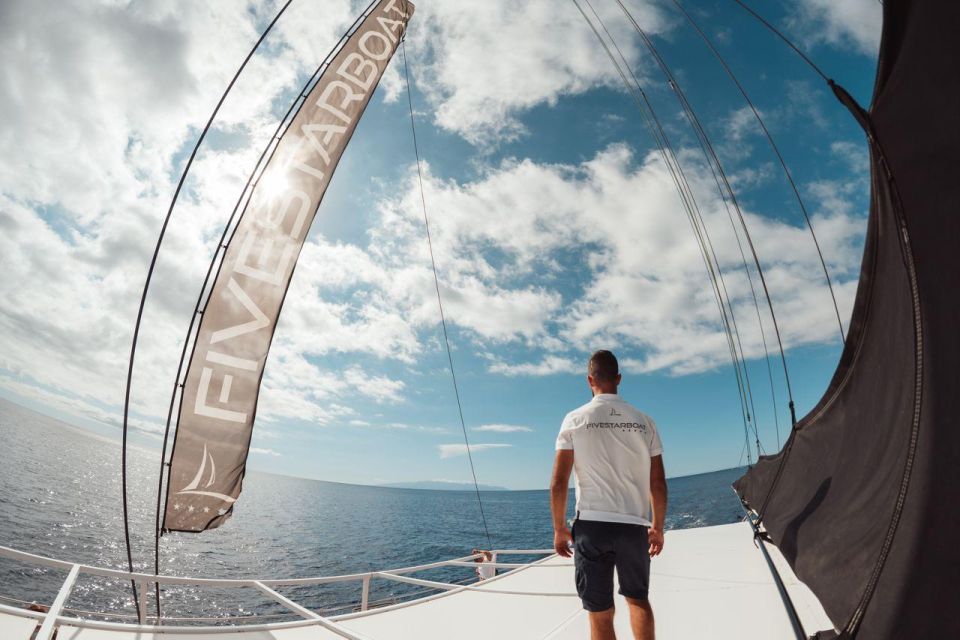 Tenerife: Catamaran Cruise with Brunch and Unlimited Drinks - Punta Rasca Lighthouse: your best shot at dolphins and pilot whales