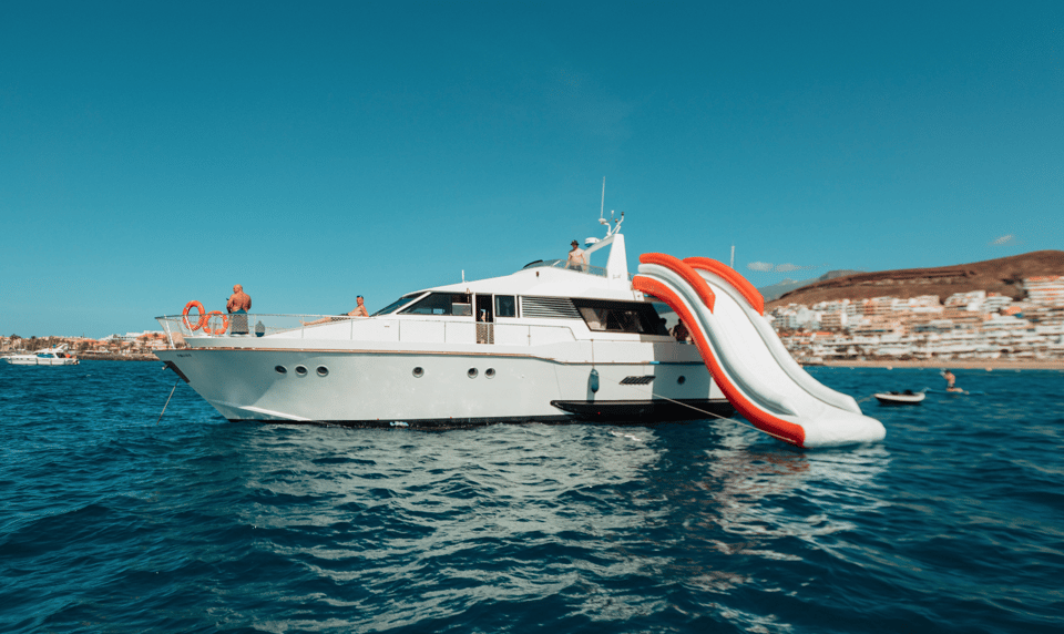 Tenerife: Fun Yacht Trip with Water Activities and Toys - The Crew Factor: Alejandro, Alex, Paolo, Andre, and Andreas
