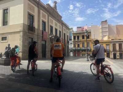 Tenerife: Guided Historical Bike Tour with E-Bike Option - Stop by stop: Parque La Granja to Plaza de España