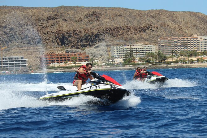 Tenerife : Jet Ski Tour with option for Quad Trip - Following the zodiac route: Yellow Mountain, Red Mountain, and more
