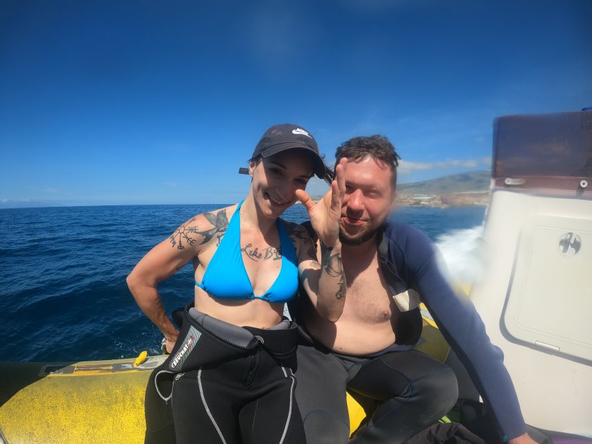 Tenerife Snorkeling boat trip in a Turtle Habitat - Snorkeling equipment, wetsuits, and the mask-with-glasses reality check
