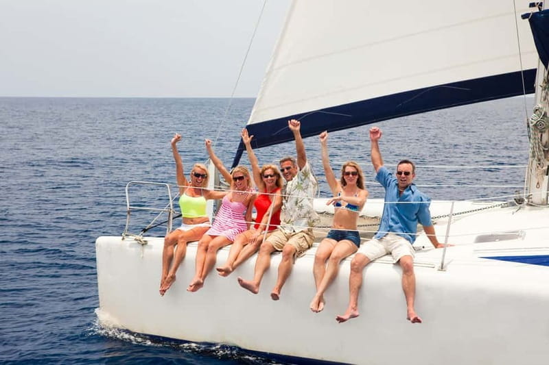 Torrevieja: Adventure tour on the catamaran Apaleo - On Board Apaleo: trampoline net sunning, private changing rooms, and real safety