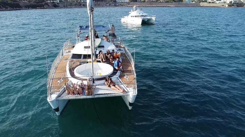 Torrevieja: Catamaran cruise and sunset with swimming - Marina Salinas: the calm starting point for a 2-hour sea break
