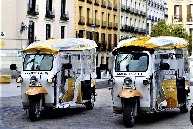Tour of Historic and Modern Madrid with a guide in a yellow tuk tuk - Why this 90-minute tuk tuk loop works so well