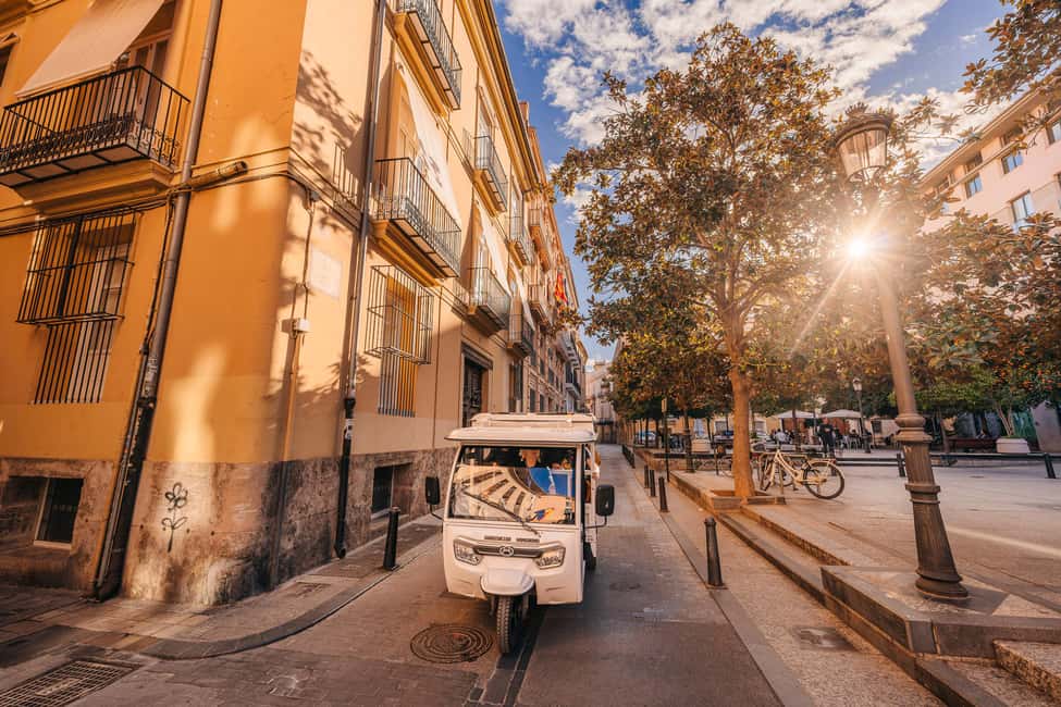 Valencia: 2-hour City Highlights Guided Tour by Tuk Tuk - Puerta del Mar and Puente de las Flores: A Strong Old-City Warm-Up