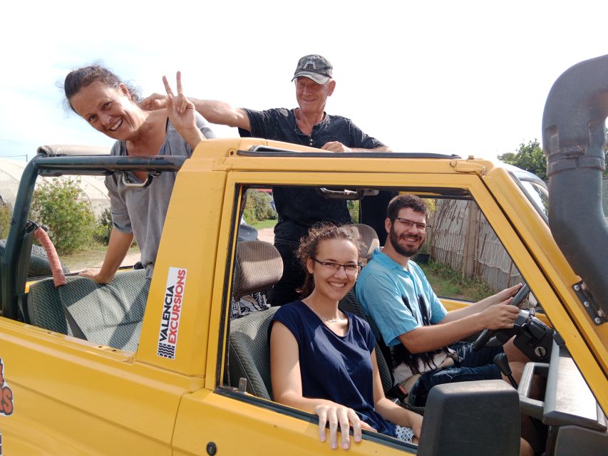 Valencia: Albufera Jeep and Boat Tour - Getting Out of Valencia Fast: Pickup, Timing, and Jeep Setup