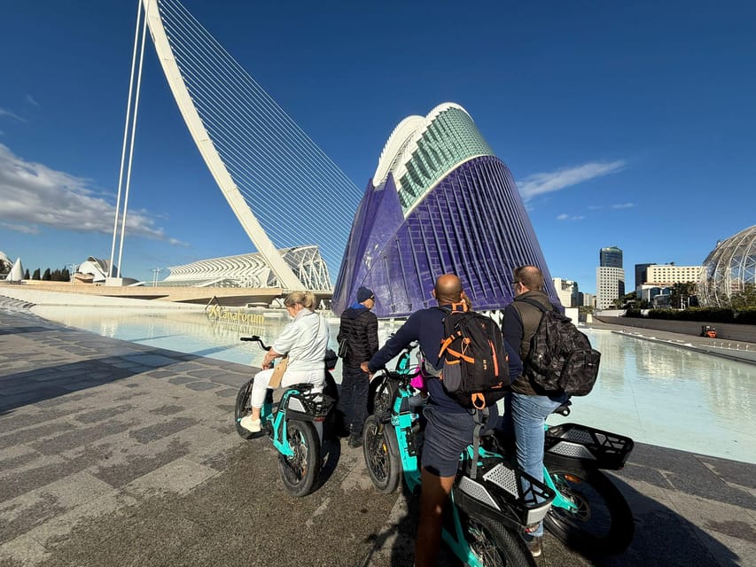 Valencia all in one: beaches, old town & city arts by E-bike - City of Arts and Sciences: Futuristic Landmarks Without the Head-Spinning