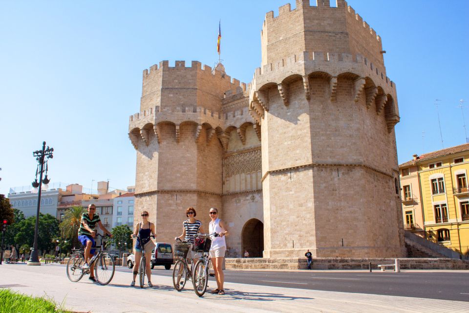 Valencia Bike Tour - Torres de Serranos and the medieval “front door” of the walled city