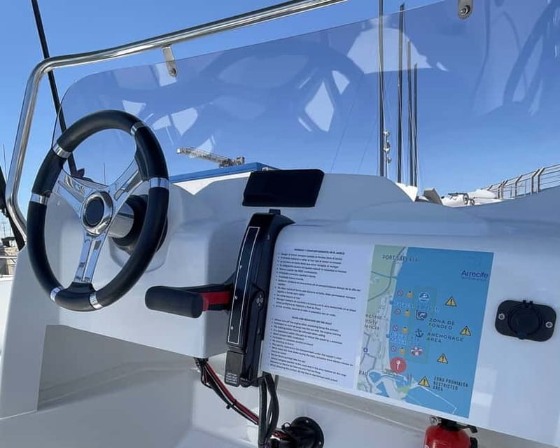 Valencia: Boat Rental Without License - Price and included costs: why $164 per group can make sense
