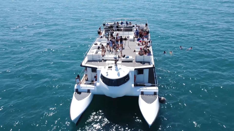 Valencia: Catamaran Cruise, Paella Lunch and Swim Stop - How the Port Saplaya Swim Stop Feels in Real Time