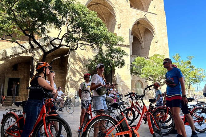 Valencia City Highlights in Guided Bike or E-Bike Tour - La Lonja de la Seda: why silk makes sense here