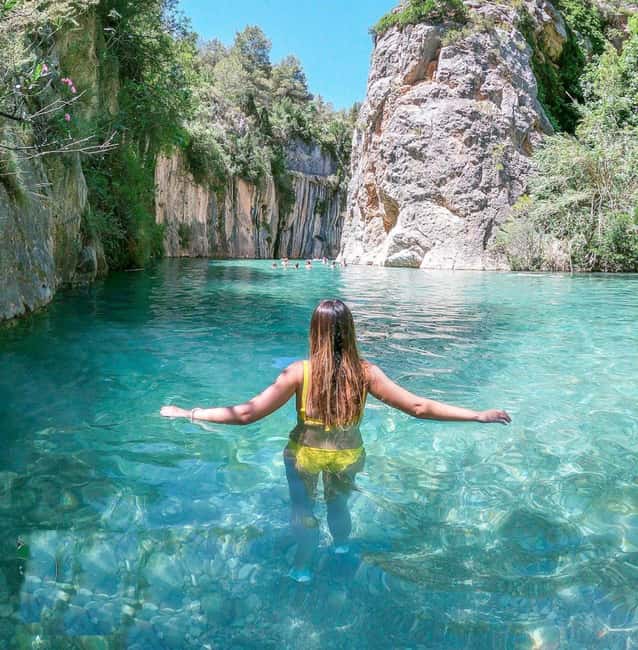 Valencia: Montanejos Thermal Spring & Girlfriend Waterfall - Salto de la novia (Girlfriend Waterfall): swim time, river energy, and a fun surprise