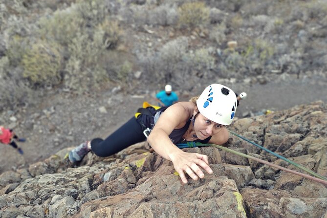 Via Ferrata in Gran Canaria. Vertical adventure park. Small groups - Walking In: The Rocky Path Before the Fun Part