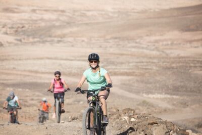 Volcanic Discovery PREMIUM eBike Tour: 35 km - Lajares village stop: surf culture, shops, and a human pause