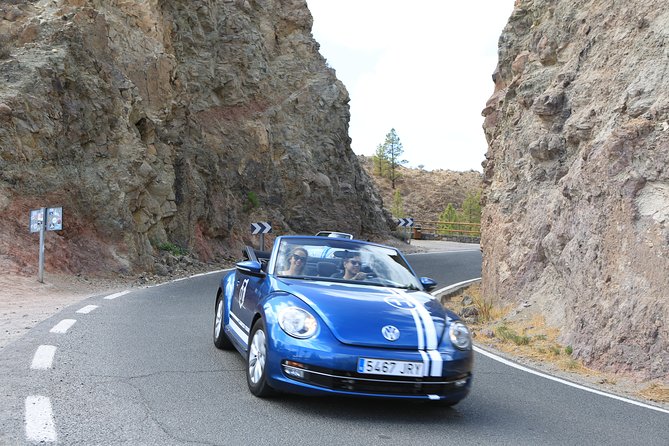 Vw Beetle Convertible Island tour Discover the island on a different way - Mirador El Guriete: Mountain Views and the Fortless Story Point
