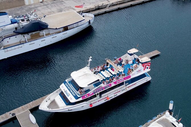 Water Taxi: Puerto del Carmen - Puerto Calero - The 25-minute crossing: toilets, glass-bottom viewing, and crew style